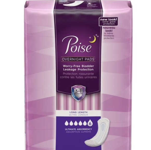 poise Other New Poise Overnight Incontinence Pads Poshmark